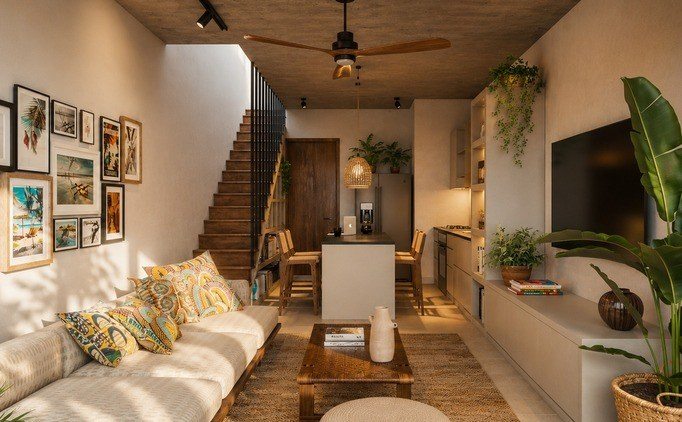 Duplex living · interior visualisation