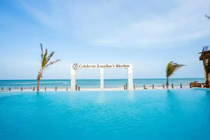 Pool beside the beach